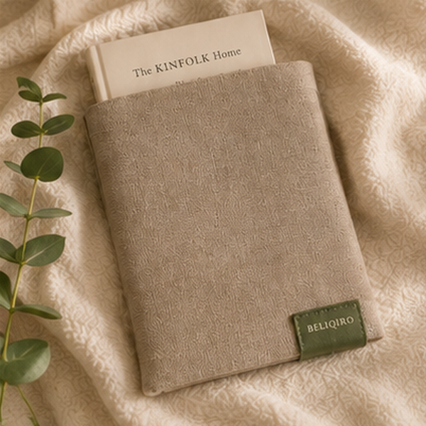 Beliqiro Linen Book Sleeve