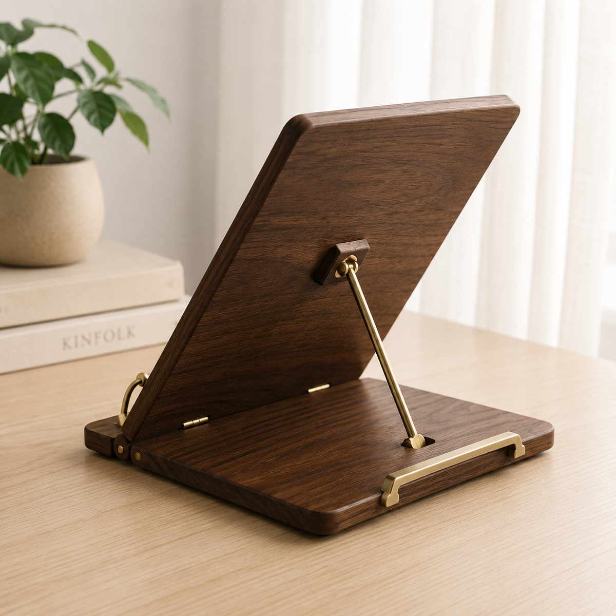 Beliqiro Walnut Reading Stand