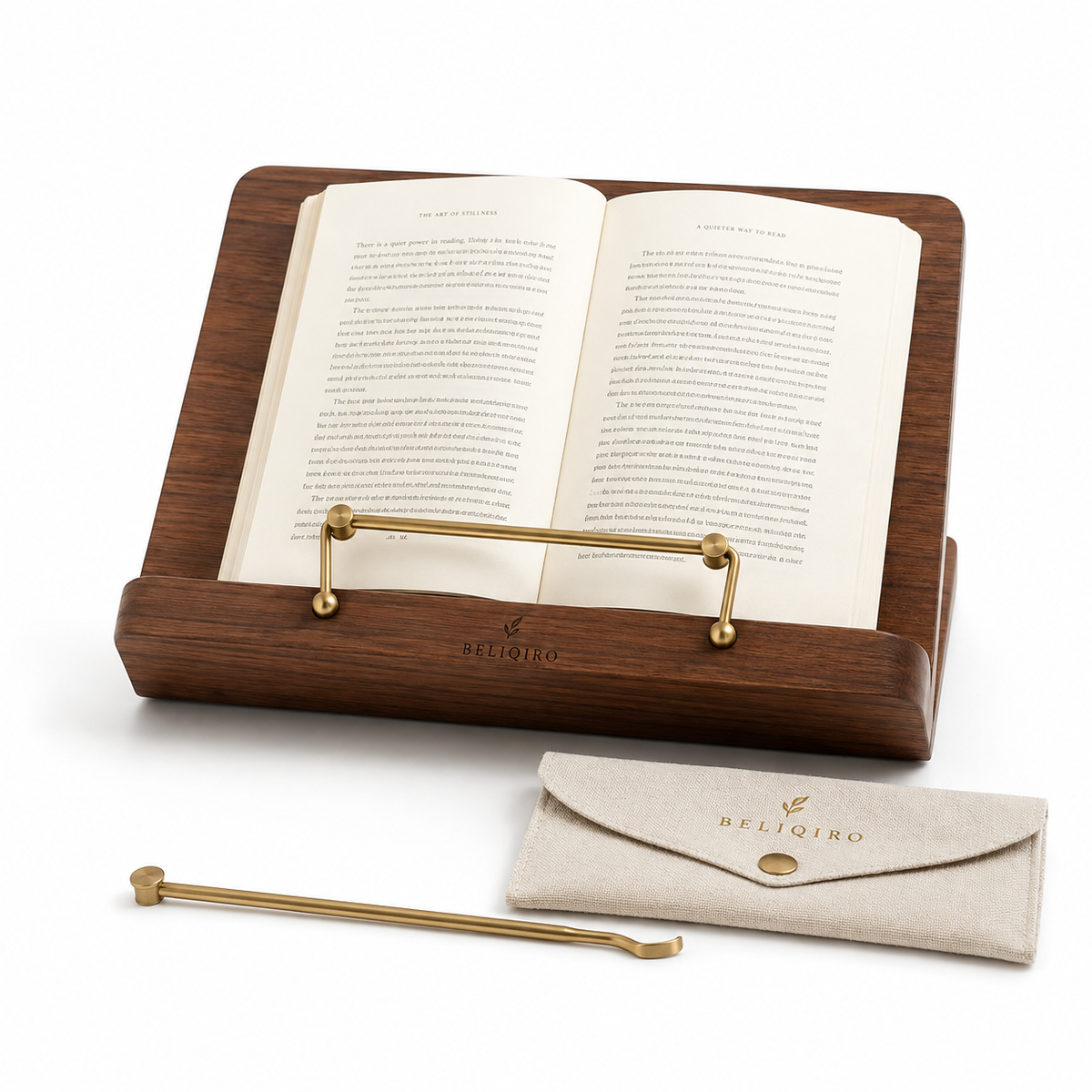 Beliqiro Brass Page Holder