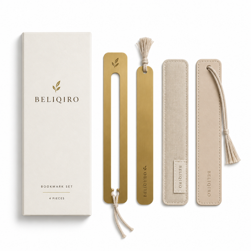 Beliqiro Brass Bookmark Set