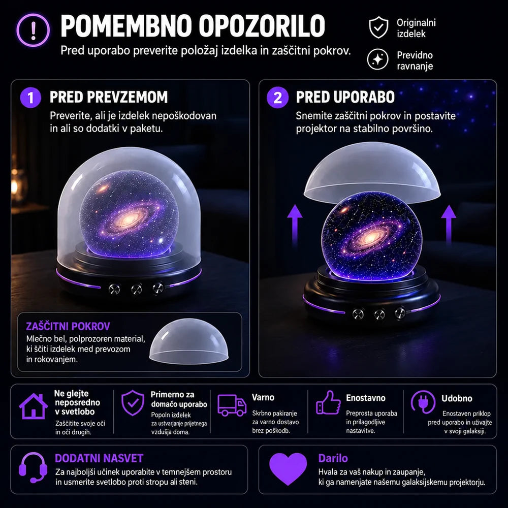 Topacme® pametni atmosferski 5D projektor
