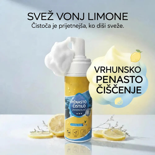 Večnamenski encimski penasti čistilec 4 v 1