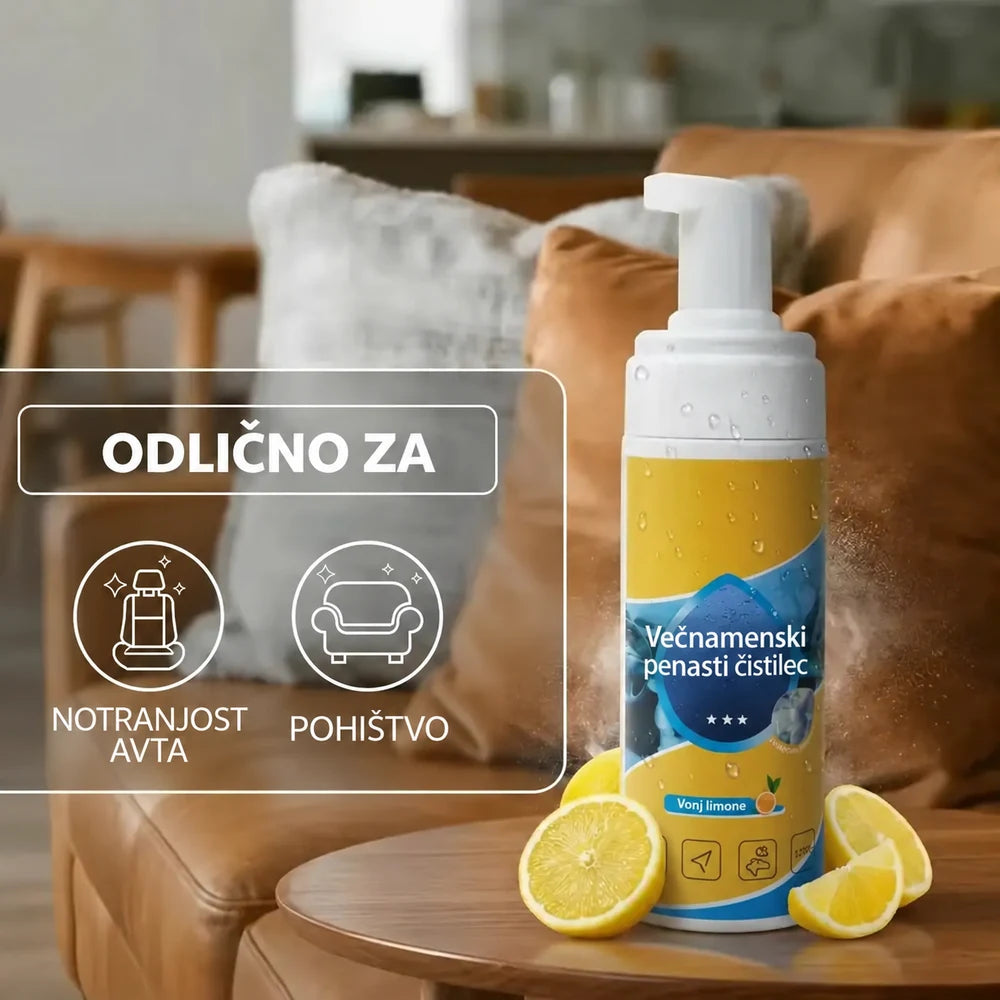 Večnamenski encimski penasti čistilec 4 v 1
