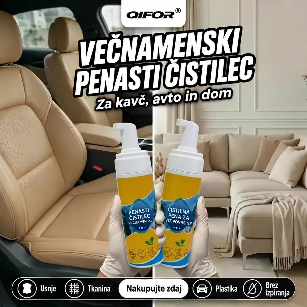 Večnamenski encimski penasti čistilec 4 v 1