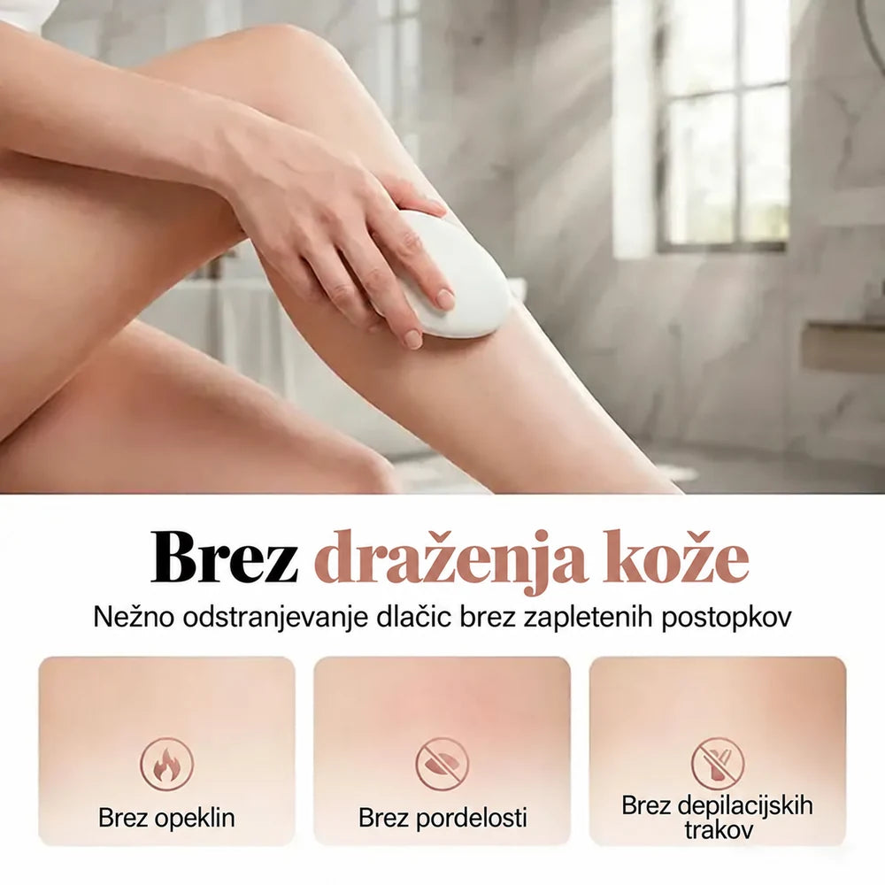 Neboleč kristalni odstranjevalec dlačic